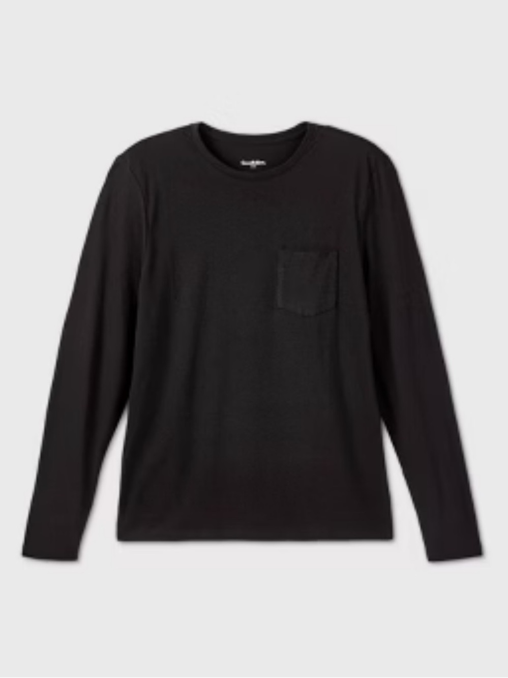 Goodfellow & Co Black Long Sleeve Pocket Tee